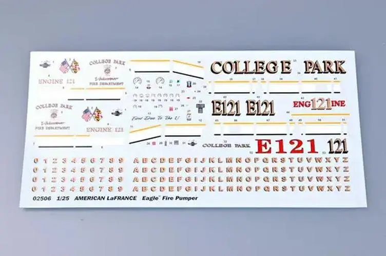 American Lafrance Eagle Fire Pumper Model Kit 1:25 2 American Lafrance Eagle Fire Pumper Model Kit 1:25 - Image 2