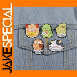 Cute Animal Enamel Pins for Bags and Apparel
