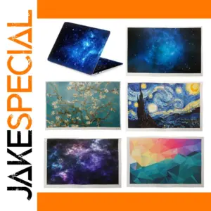 Cosmic Laptop Skin with Artistic Prints