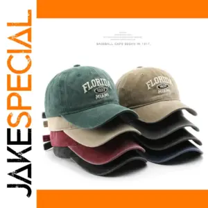 Vintage Washed Cowboy Baseball Cap for Men Women