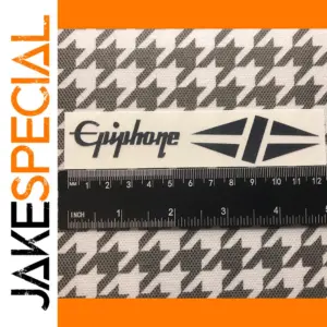 Epiphone Silver Headstock Decal Sticker Set 2Pcs