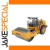 Detailed Yellow Roller Compactor Model 1:50 Scale