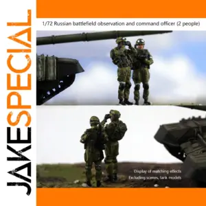 1/72 Russian Battlefield Command Officer Figures (2 Pack)