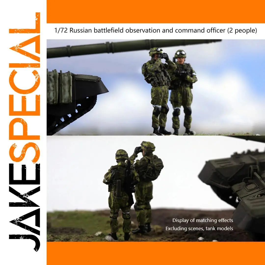 1/72 Russian Battlefield Command Officer Figures (2 Pack) 1 1/72 Russian Battlefield Command Officer Figures (2 Pack)
