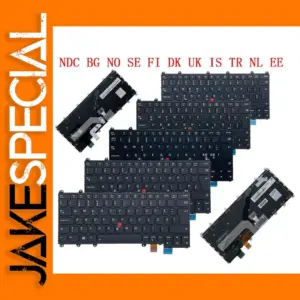 Black Backlit Keyboard for Lenovo ThinkPad X380 Yoga