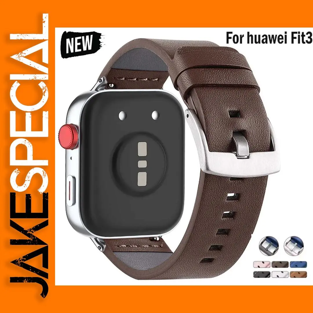 Leather Strap for Huawei Watch Fit 3 1 Leather Strap for Huawei Watch Fit 3