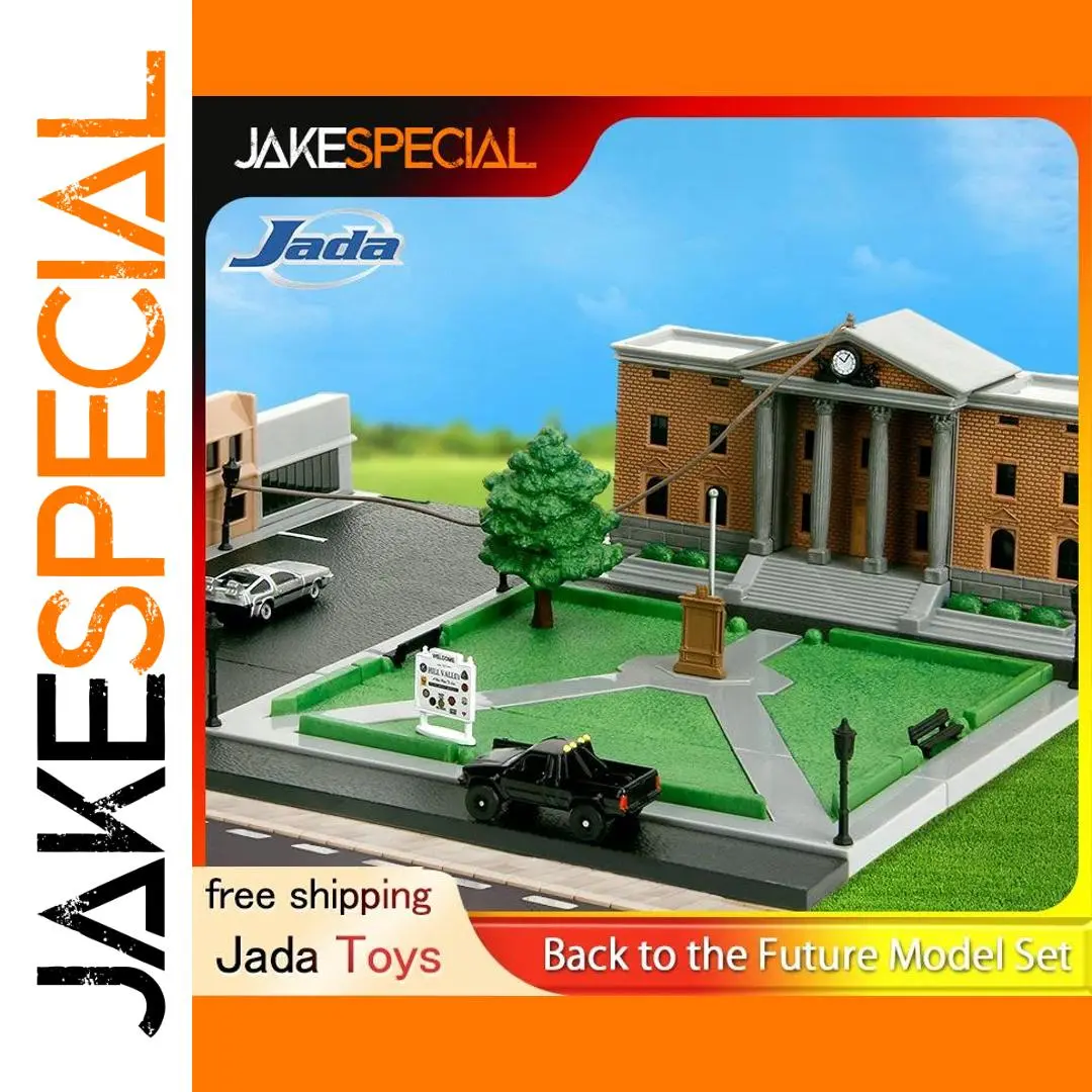 Back to the Future DeLorean Scene Model Set 1 Back to the Future DeLorean Scene Model Set