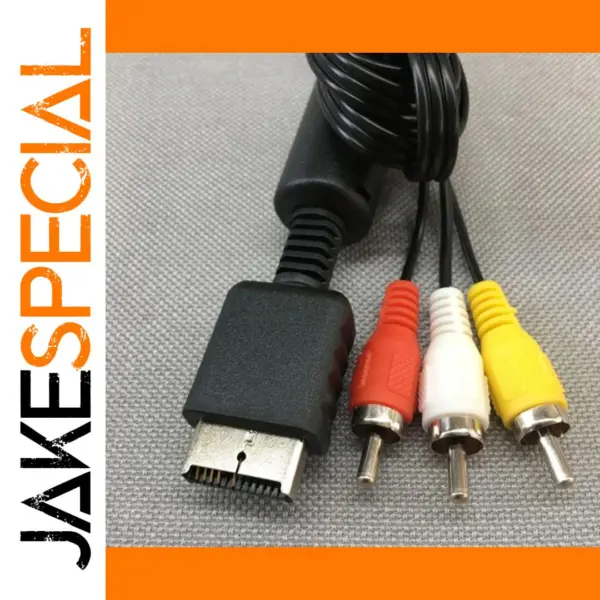 AV Video Cable for PS1/PS2/PS3 Systems