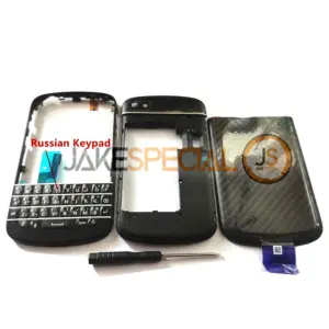 Black Q10 Full Housing and Keypad Replacement for Blackberry Q10 11 12e52d71 contrasted