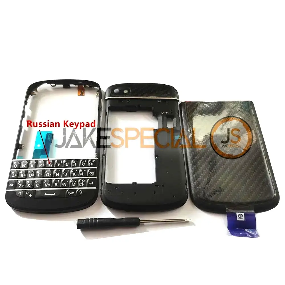 Black Q10 Full Housing and Keypad Replacement for Blackberry Q10 5 Black Q10 Full Housing and Keypad Replacement for Blackberry Q10 - Image 5