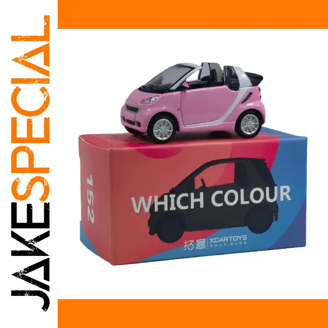 Pink 1:64 Alloy Smart Fortwo Model Car 1 Pink 1:64 Alloy Smart Fortwo Model Car