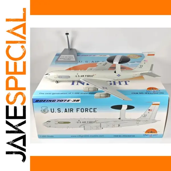 1:200 Scale Boeing 707E-3B US Air Force Model
