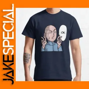 Men's Superhero Manga T-Shirt with Digitally Printed Pattern