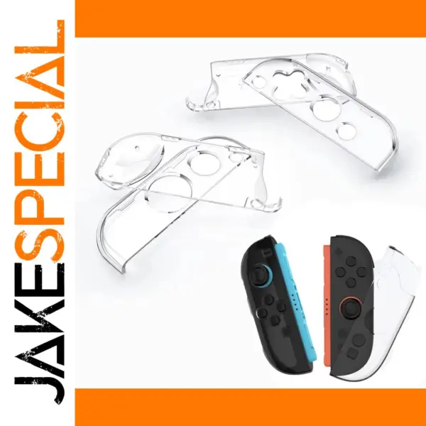 Transparent Joy-Con Protective Shell for Nintendo Switch OLED