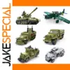WW2 Military Tank and Aircraft Building Blocks Kit