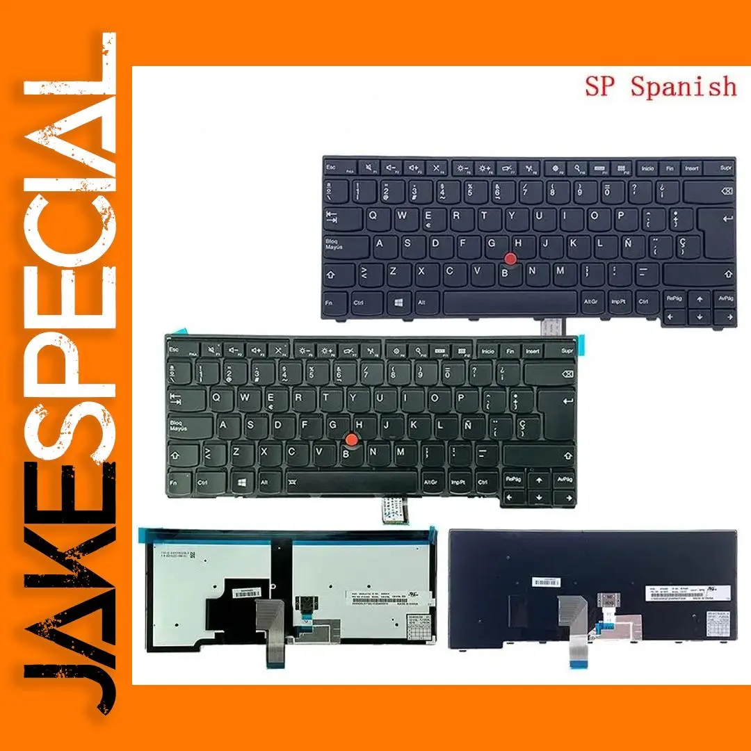 Spanish Backlight Keyboard for Lenovo T440 T450 1 Spanish Backlight Keyboard for Lenovo T440 T450