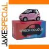 Pink 1:64 Smart Fortwo Diecast Model Car