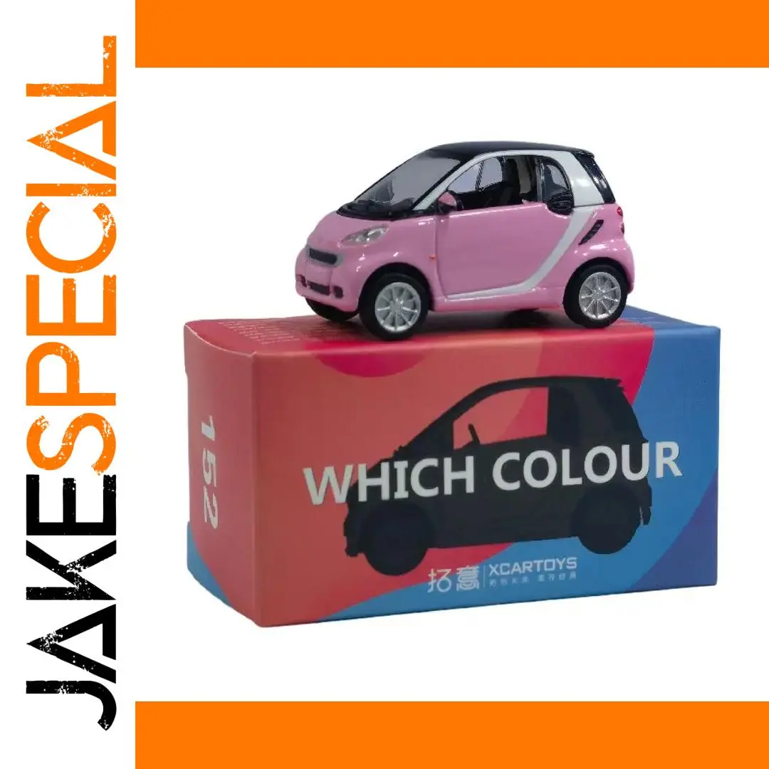 Pink 1:64 Smart Fortwo Diecast Model Car 1 Pink 1:64 Smart Fortwo Diecast Model Car