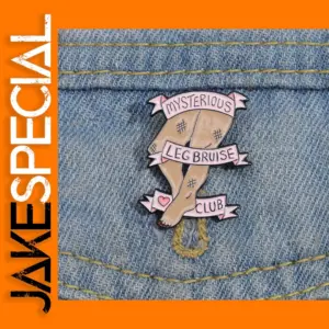 Funny Leg Enamel Pins Brooches for Hats & Backpacks