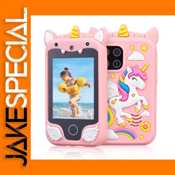 Kids Unicorn Smart Phone Toy with Camera and Games
