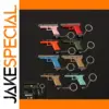 7cm Detachable Gun Keychain Model for Collectors