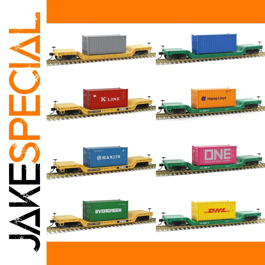 Evemodel HO Scale 1:87 Flat Car Model C8769 1 Evemodel HO Scale 1:87 Flat Car Model C8769