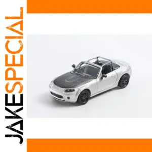 DCT 1/64 MX-5 Silver Convertible Model Car