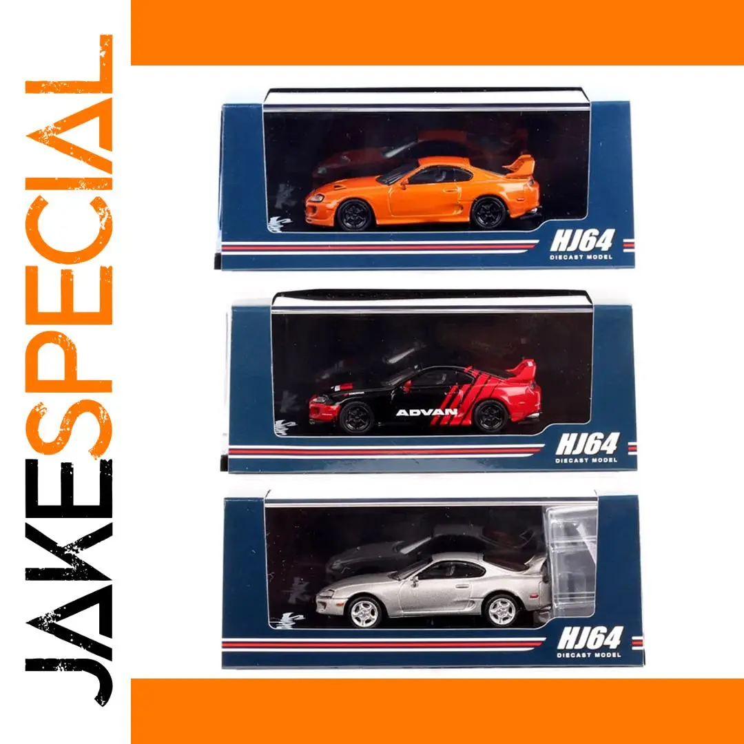 Kids 1/64 Toyota Supra JAZ80 Diecast Model 1 Kids 1/64 Toyota Supra JAZ80 Diecast Model