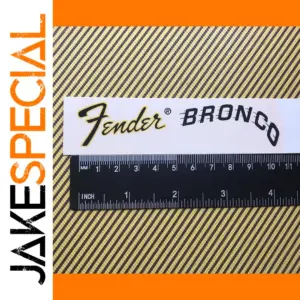 Fender BRONCO Guitar Headstock Decal Set of 3