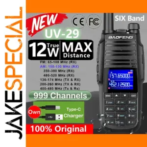 Baofeng UV-29 12W Long-Range Walkie Talkie