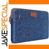 Waterproof Canvas Laptop Sleeve for MacBook Pro 14