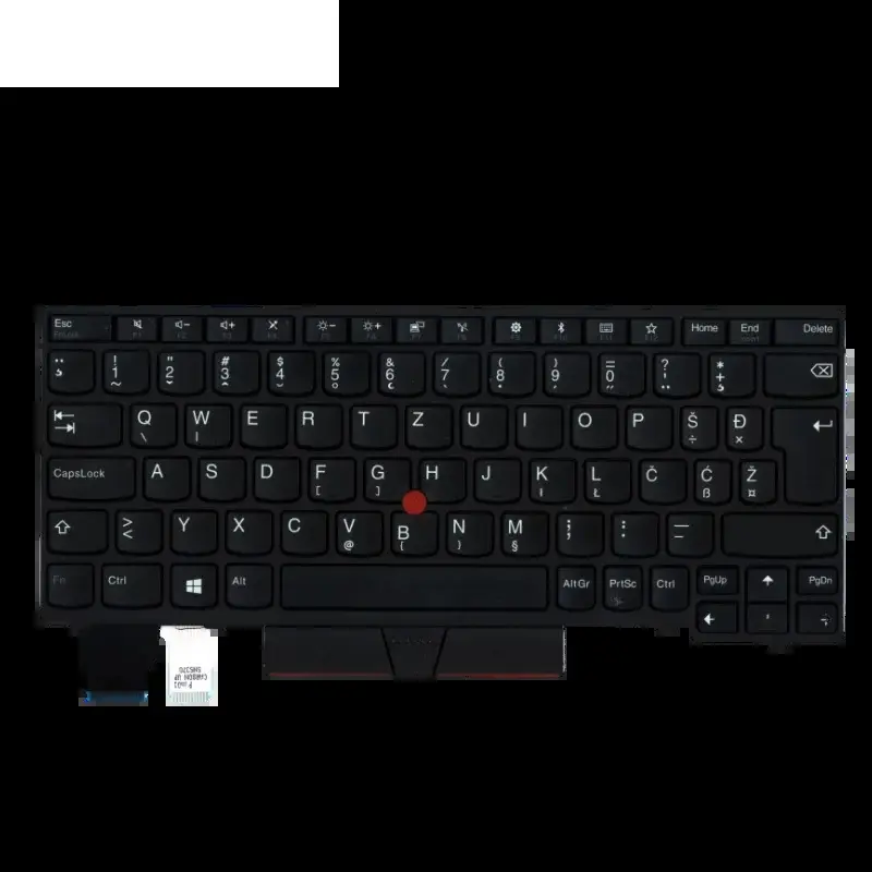 UK SPA FR Black Keyboard for Lenovo ThinkPad 5 UK SPA FR Black Keyboard for Lenovo ThinkPad - Image 5