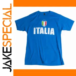 Italy National Team Vintage Blue T-Shirt