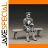 1/35 Scale Unassembled Resin Old Man Figure Kit