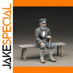 1/35 Scale Unassembled Resin Old Man Figure Kit