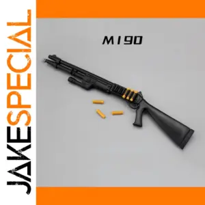 M190 Black Rifle Model with Four Cartridges