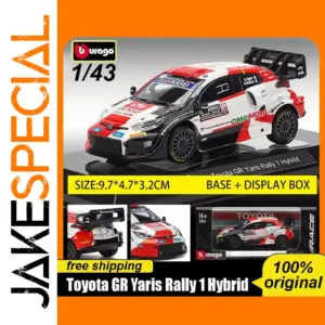 Bburago 1:43 Toyota Yaris Rally Hybrid Model