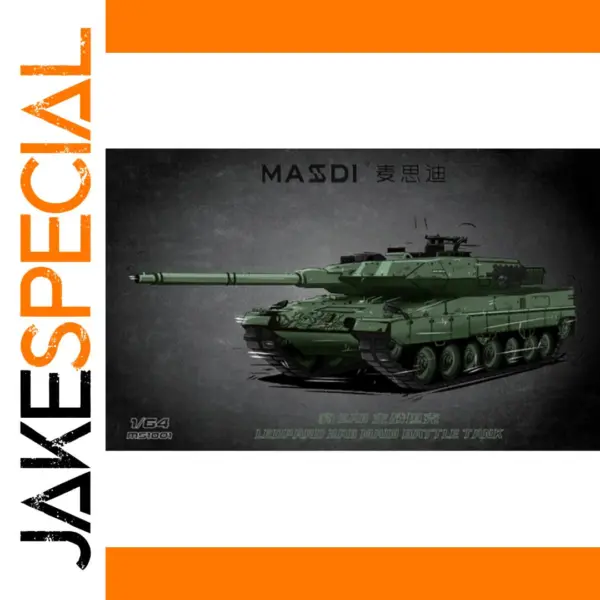 1/64 Scale Leopard 2A6 Alloy Tank Model