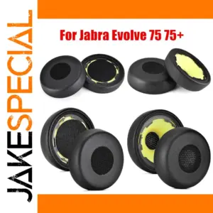Soft Leather Earpads for JABRA Evolve 75/75+