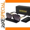 Retro Square Big Frame Men Sunglasses K40156