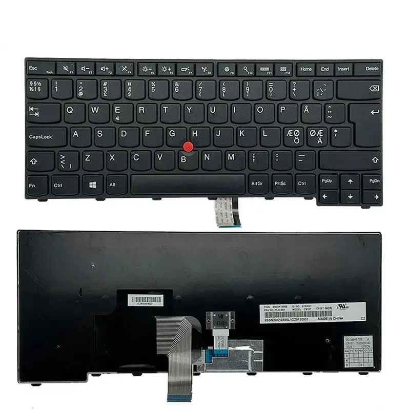 Nordic Backlight Keyboard for Lenovo Thinkpad 4 Nordic Backlight Keyboard for Lenovo Thinkpad - Image 4