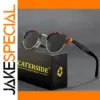 Retro Punk Round UV400 Sunglasses Men Women
