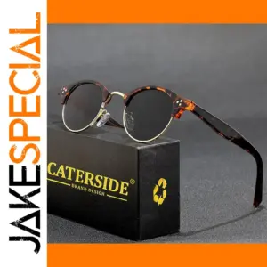 Retro Punk Round UV400 Sunglasses Men Women