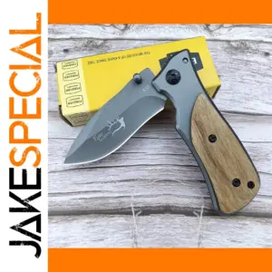 Mini BK X35 Folding Knife with Wood Handle