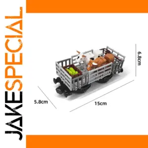 Farm-Themed Animal Transport Train Car Toy
