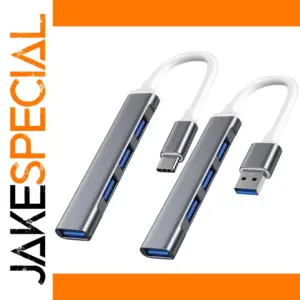 4-Port USB C Hub Adapter for Type C Devices