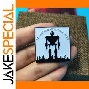 The Iron Giant Enamel Brooch Pin Gift