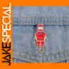 Red Astronaut Enamel Pins for Cosmonaut Fans