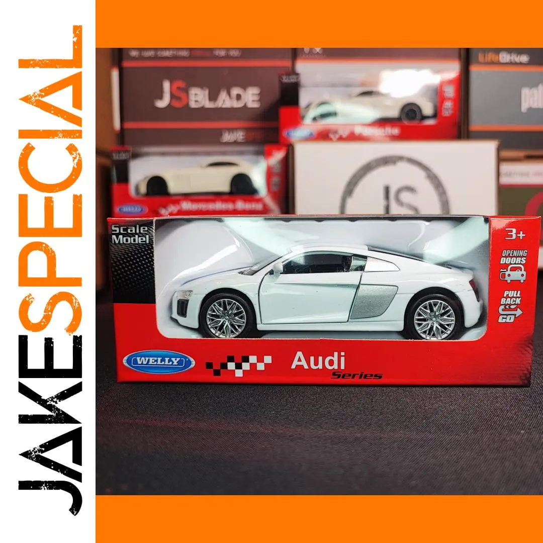 Voiture Miniature WELLY Audi R8 V10 White 1:36 Scale Model Modèle Réduit 1 Voiture Miniature WELLY Audi R8 V10 White 1:36 Scale Model Modèle Réduit