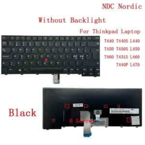 Nordic Backlight Keyboard for Lenovo Thinkpad 15 1b063f86 no logo